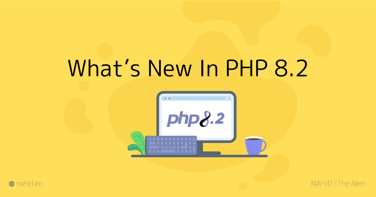 What's New in PHP 8.2 নিয়ে ব্যানার চিত্র